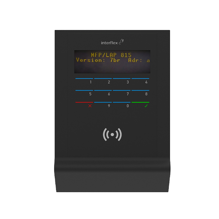 Frontansicht Terminal für Zeiterfassung IF-815