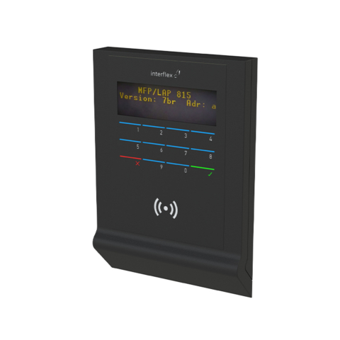 Halb-Seitenansicht Terminal für Zeiterfassung IF-815