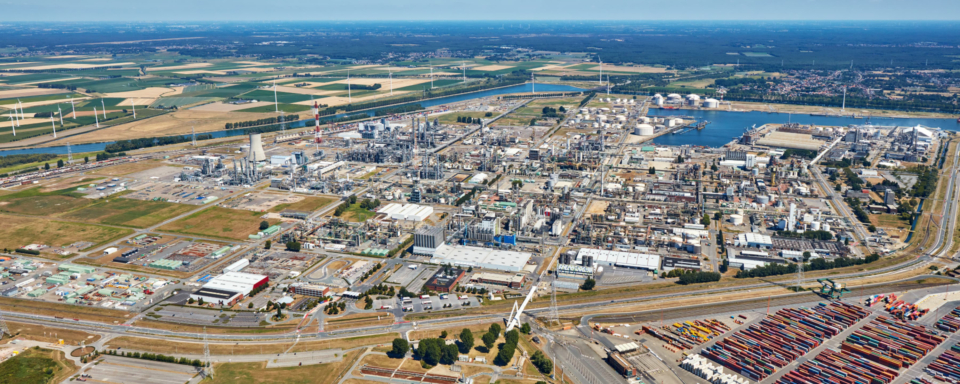 Firmengelände BASF in Antwerpen
